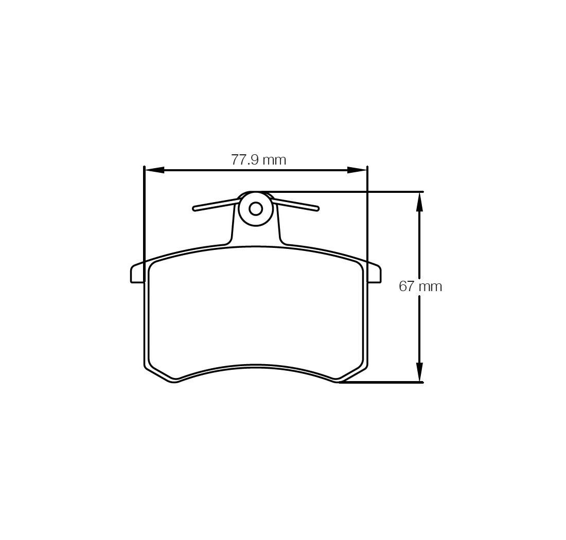 Brake Pads PAGID FCP596 Model