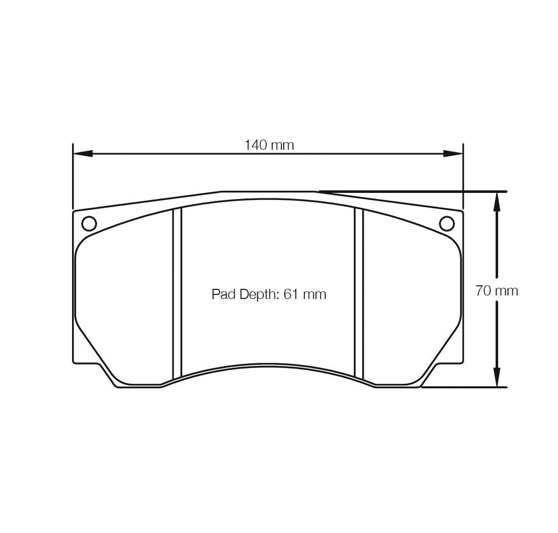 4 brake pads set - PAGID