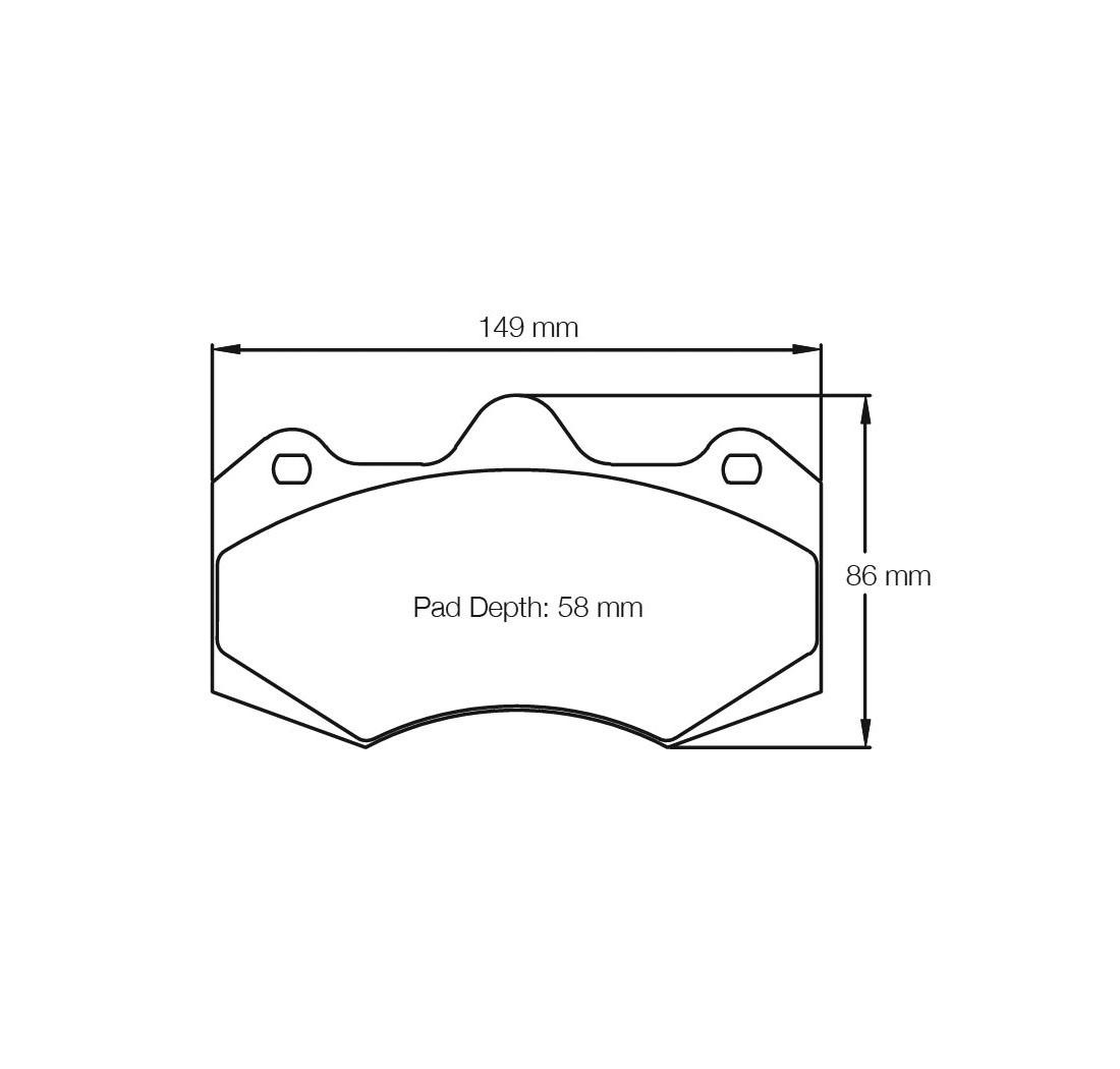 4 brake pads set - PAGID