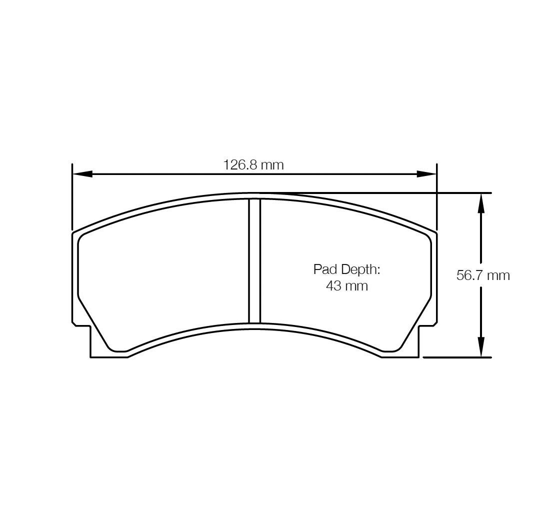 Plaquettes de frein PAGID Modèle E4509