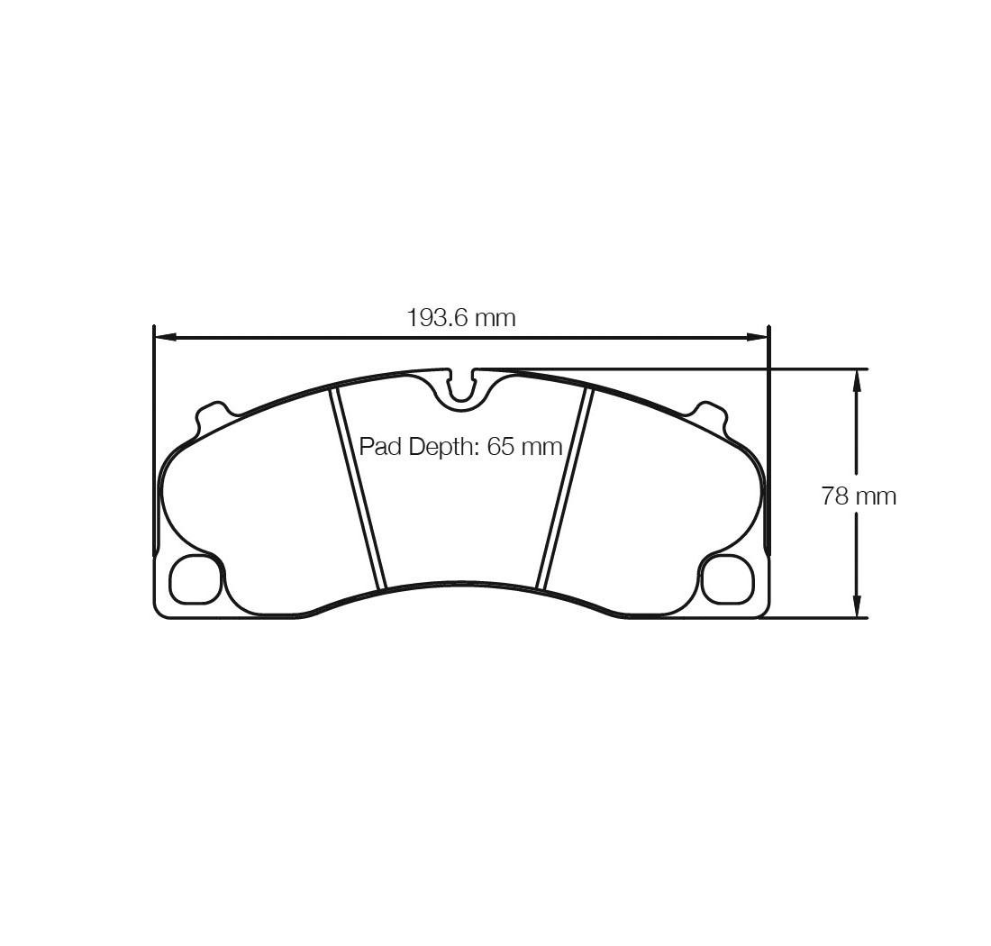 4 brake pads set - PAGID