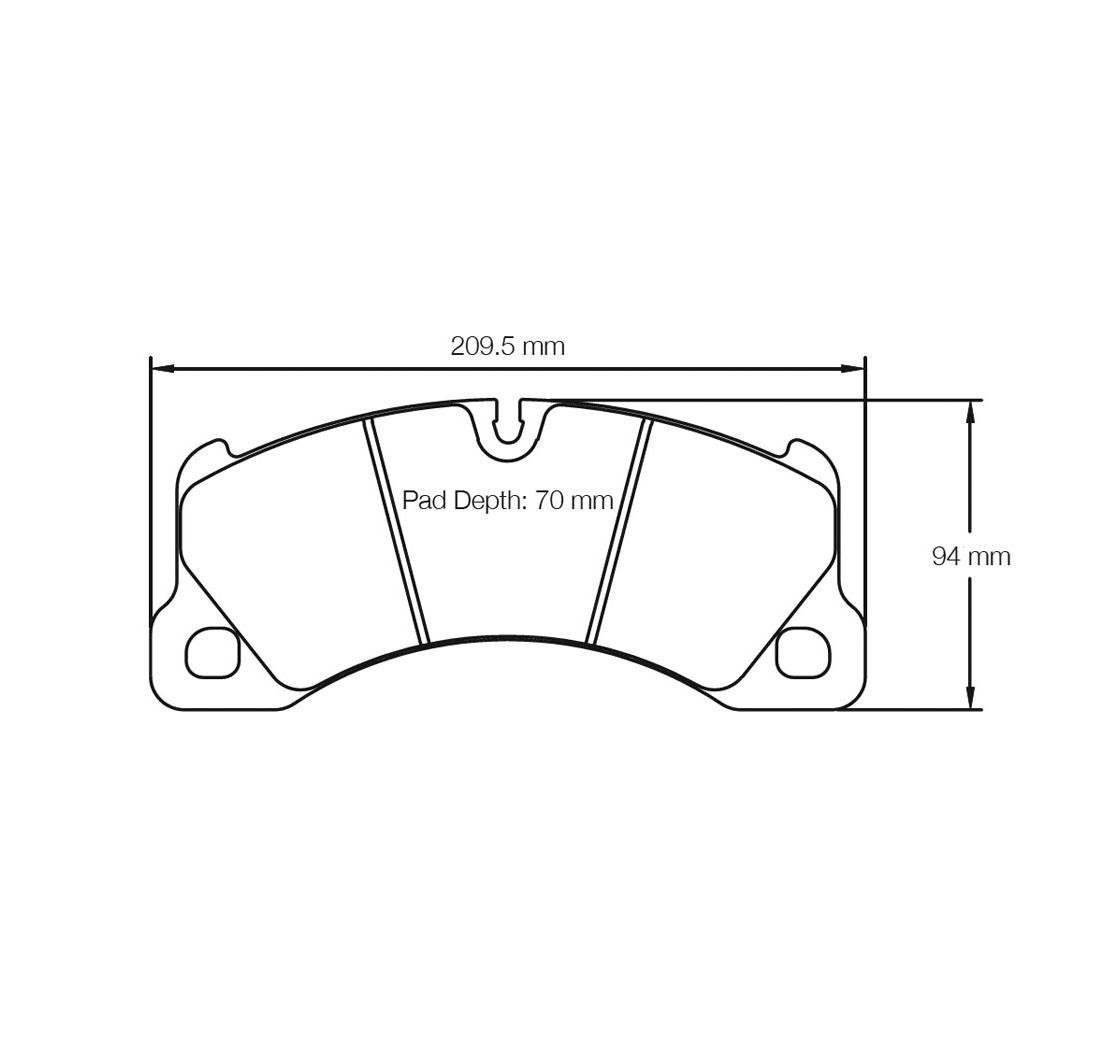 Plaquettes de frein PAGID Modèle FCP4064
