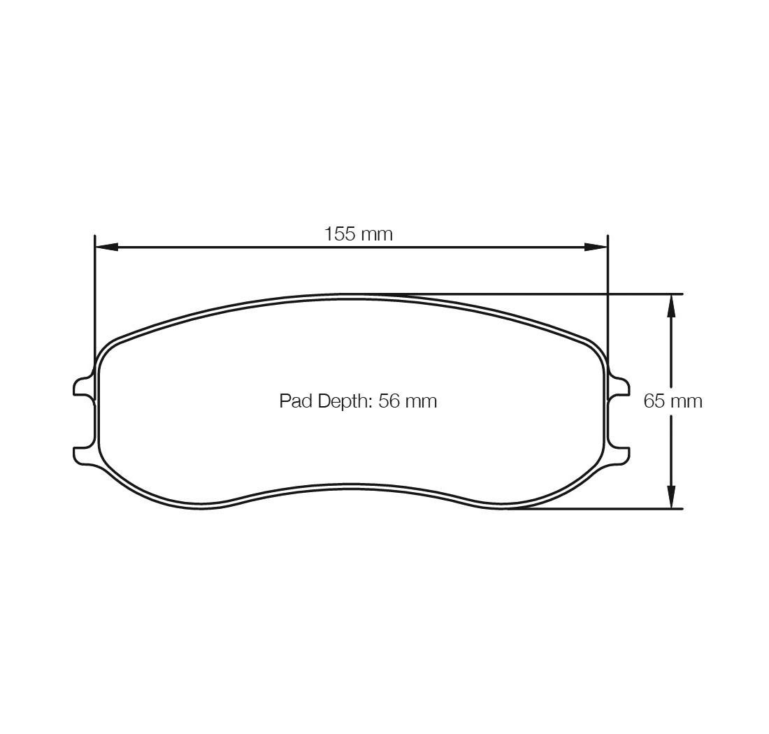 Conjunto de 4 pastillas de freno, PAGID