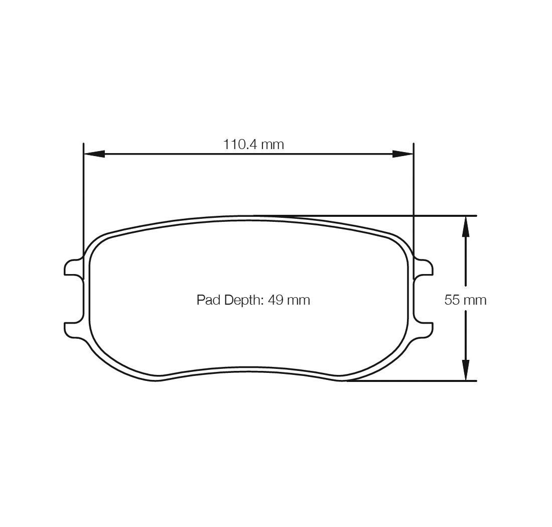 4 brake pads set - PAGID