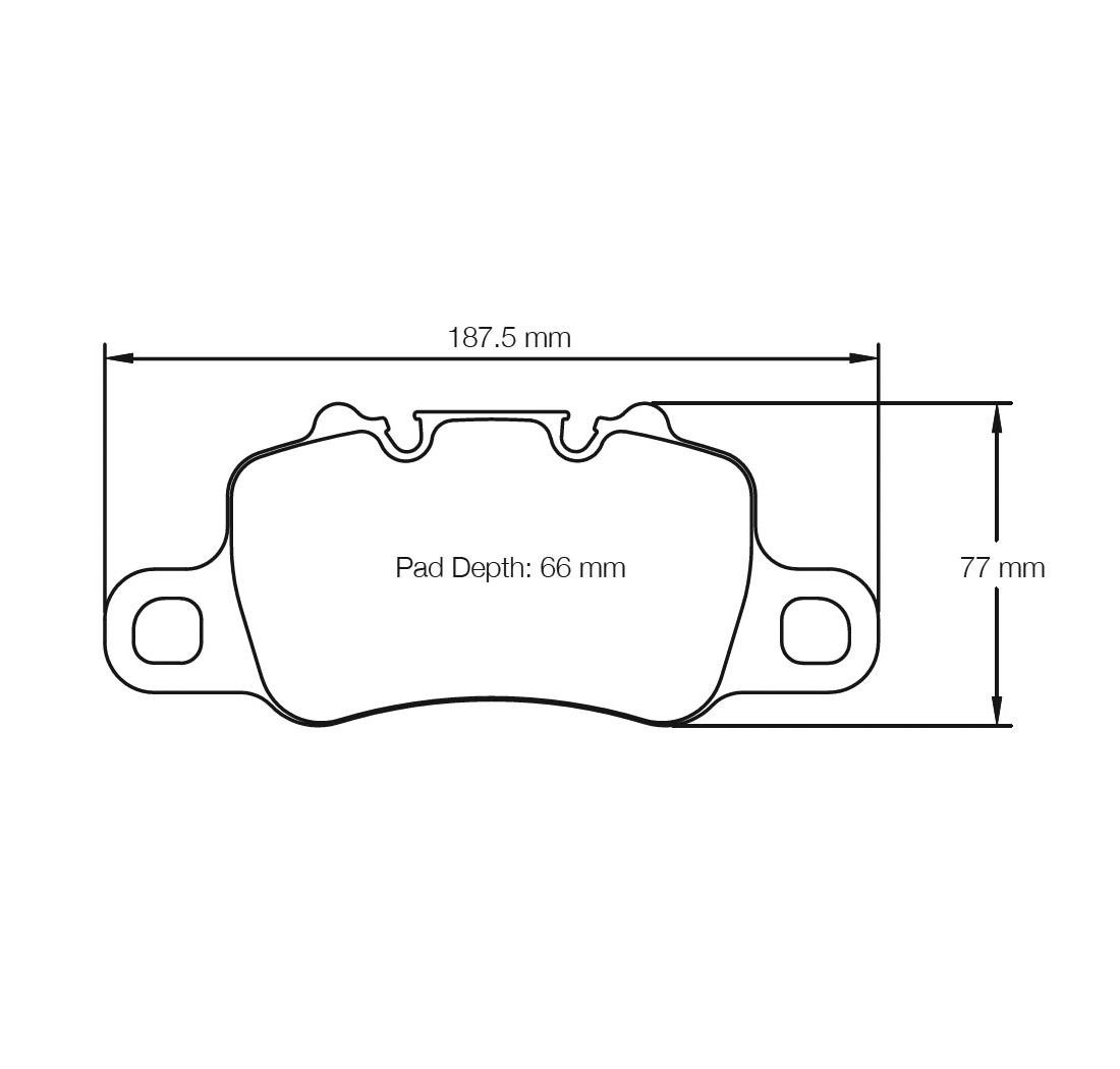 Plaquettes de frein PAGID Modèle FCP4665