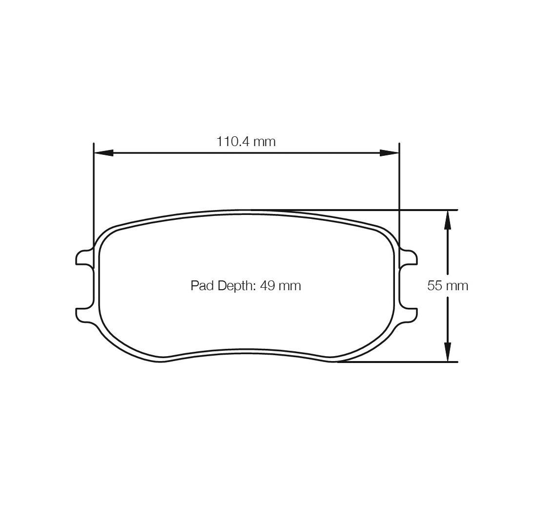 Conjunto de 4 pastillas de freno, PAGID