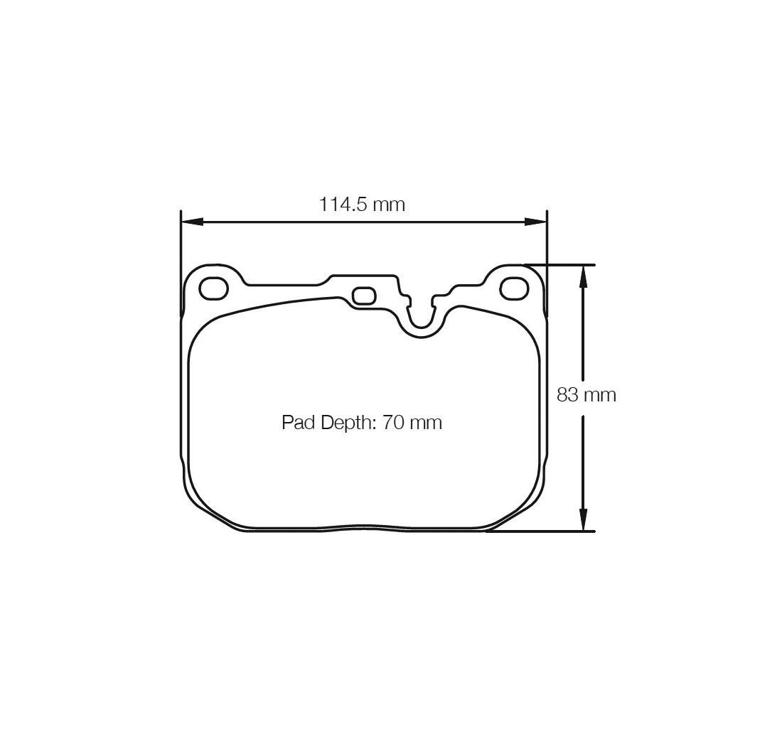 Plaquettes de frein PAGID Modèle E4931