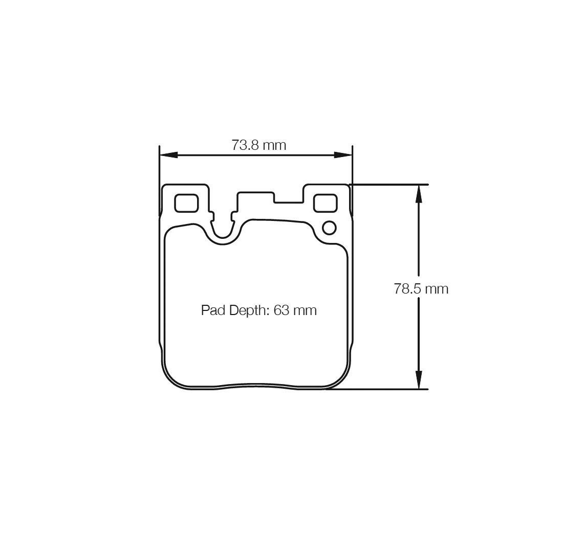 Brake Pads PAGID FCP4663 Model