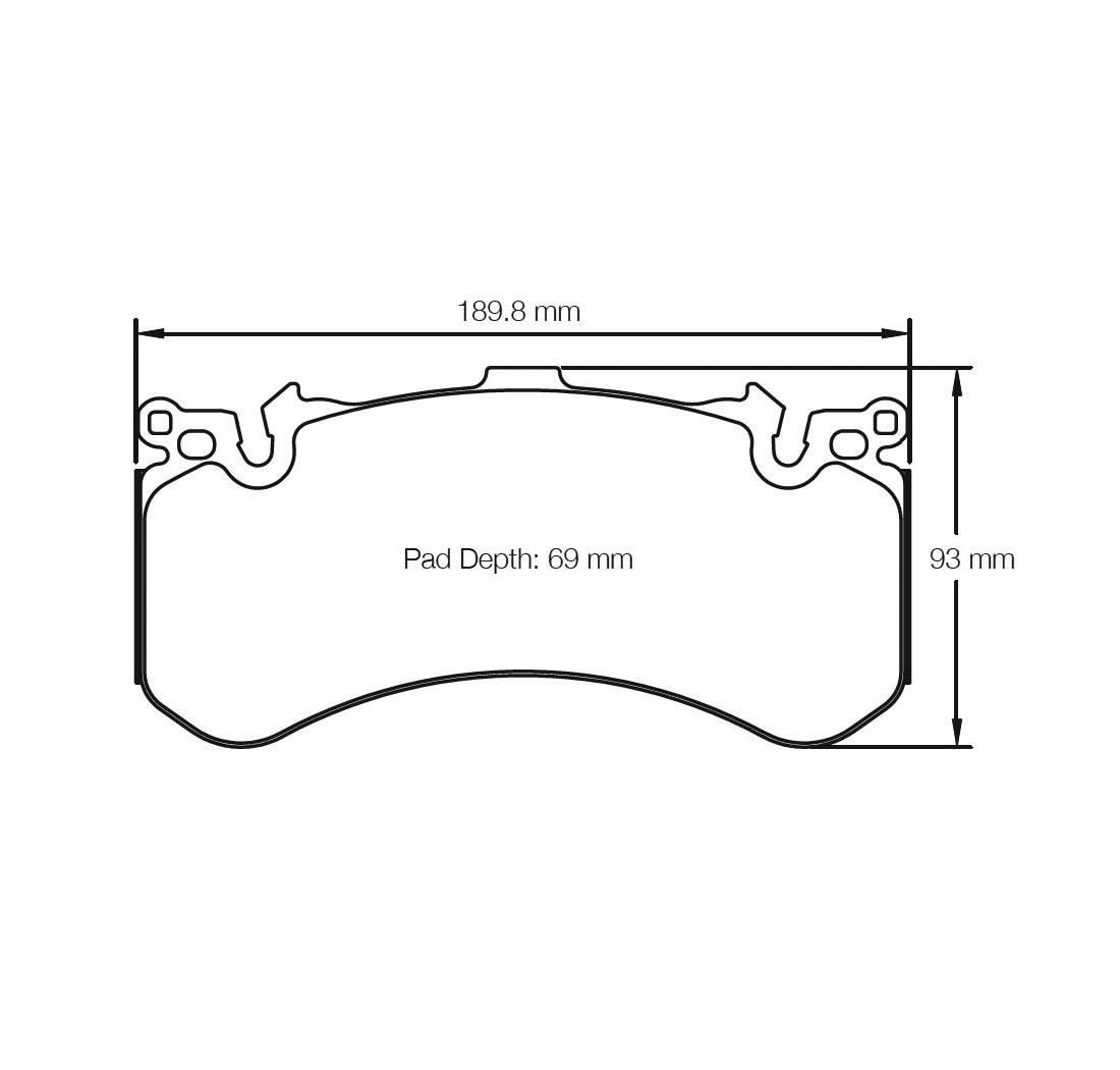 4 brake pads set - PAGID