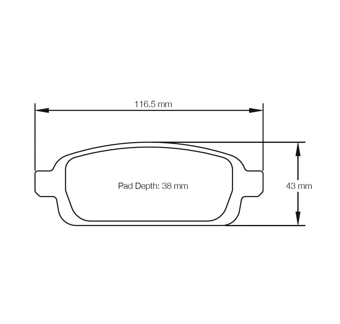 Plaquettes de frein PAGID Modèle E4939