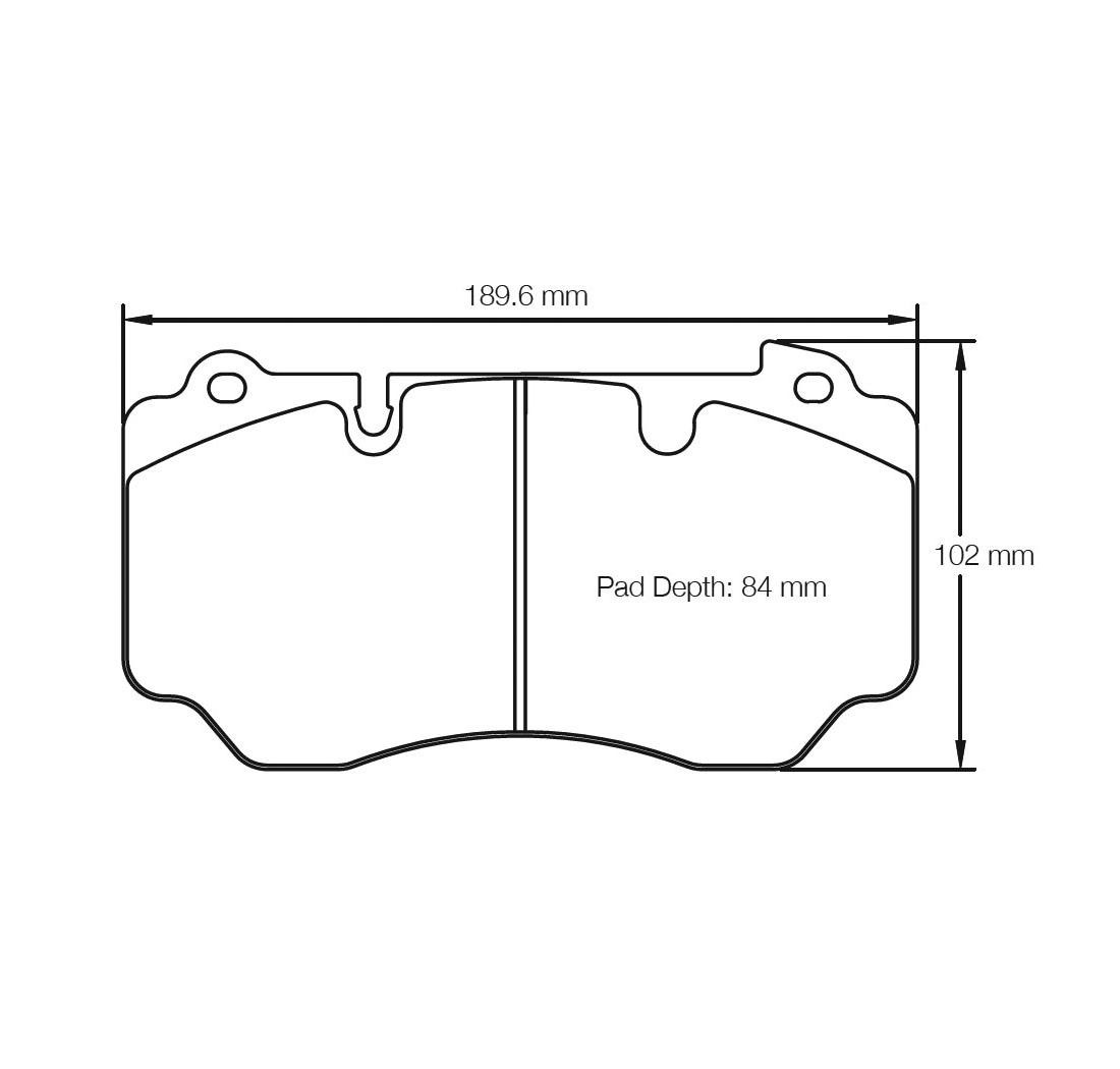 4 brake pads set - PAGID