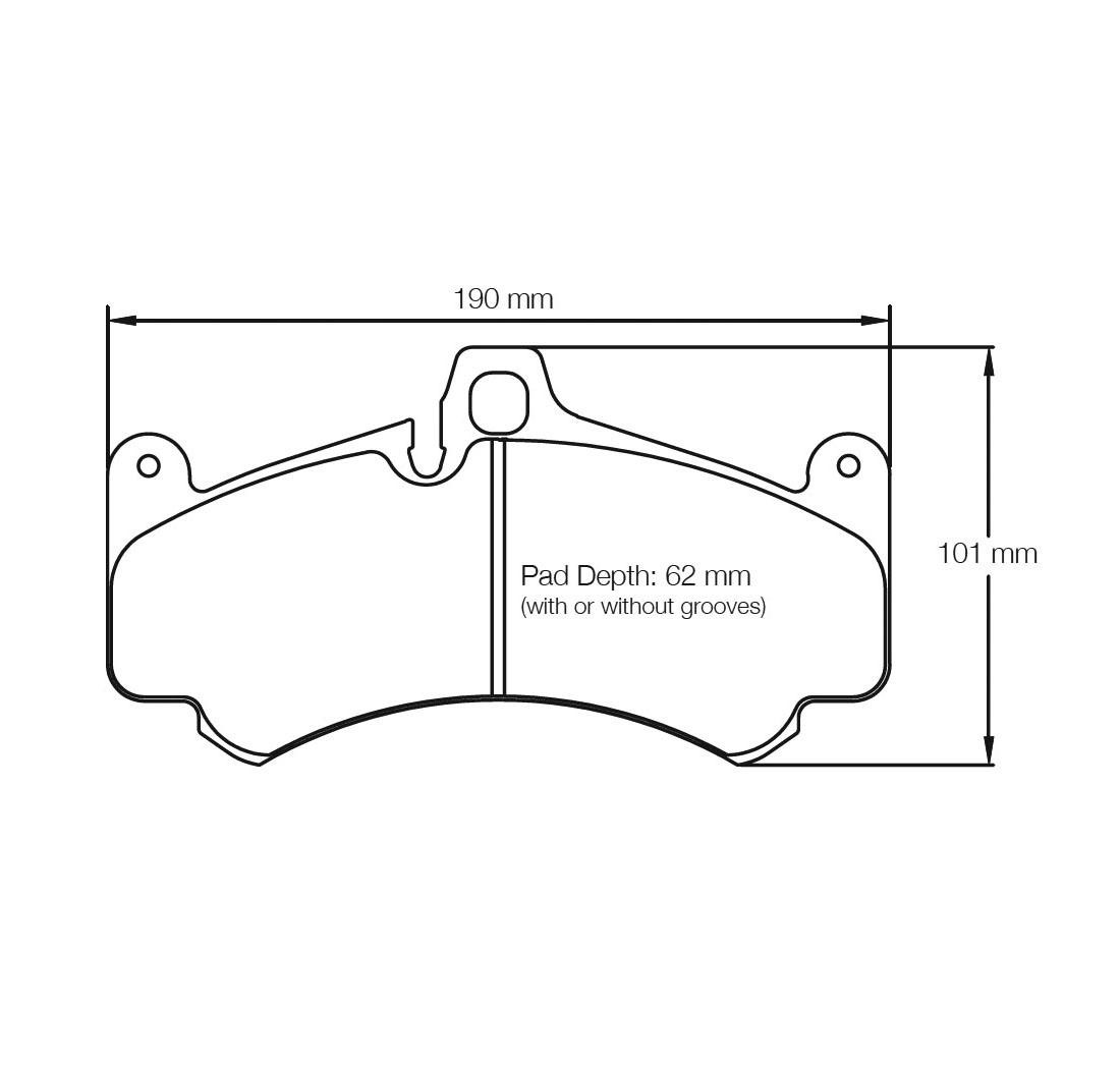 4 brake pads set - PAGID