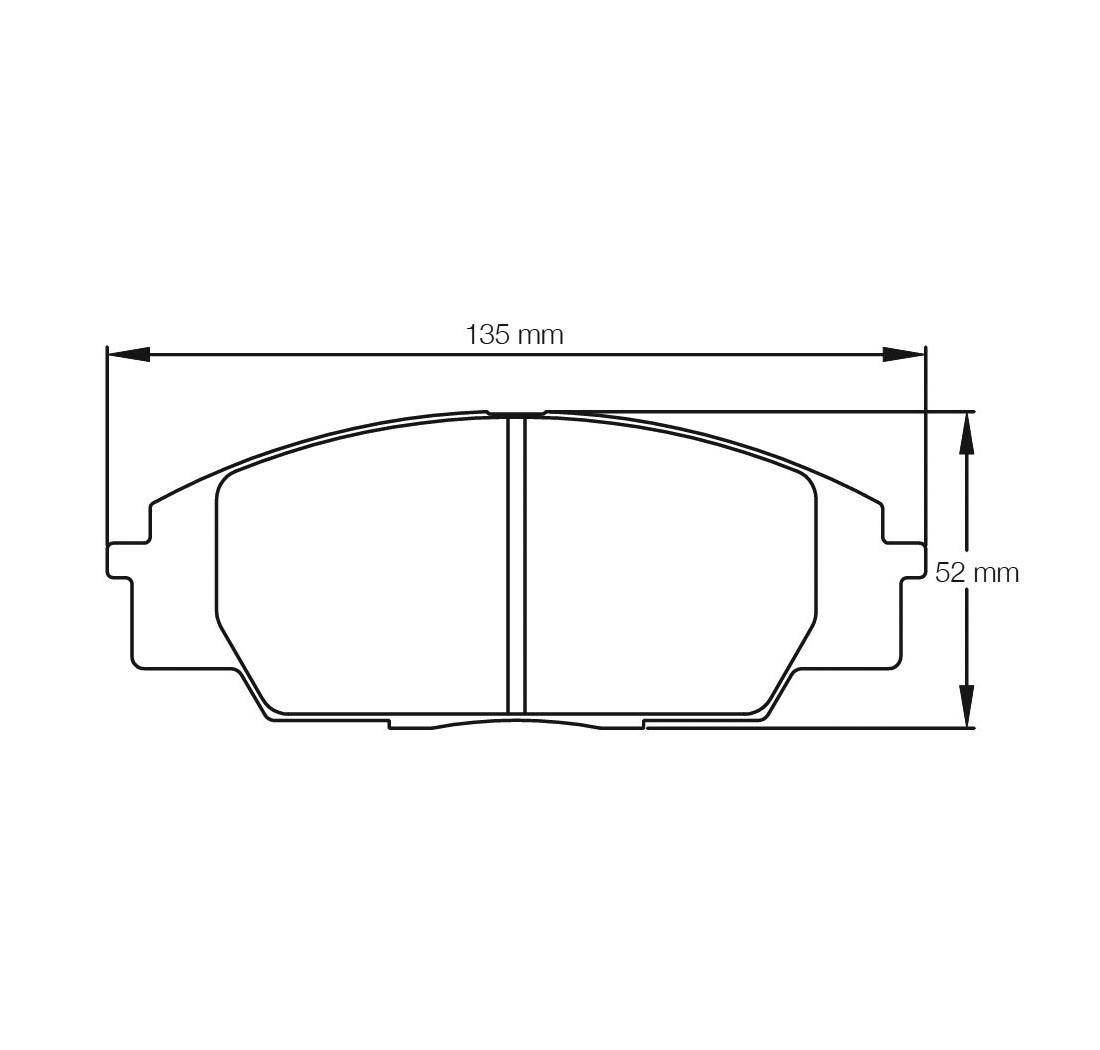 Brake Pads PAGID FCP598 Model