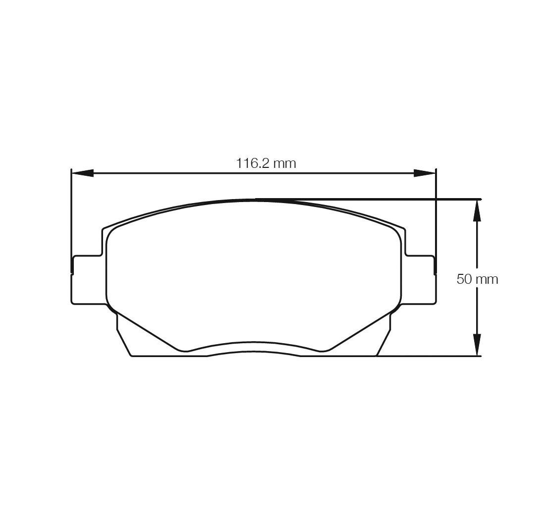 Plaquettes de frein PAGID Modèle FCP1392