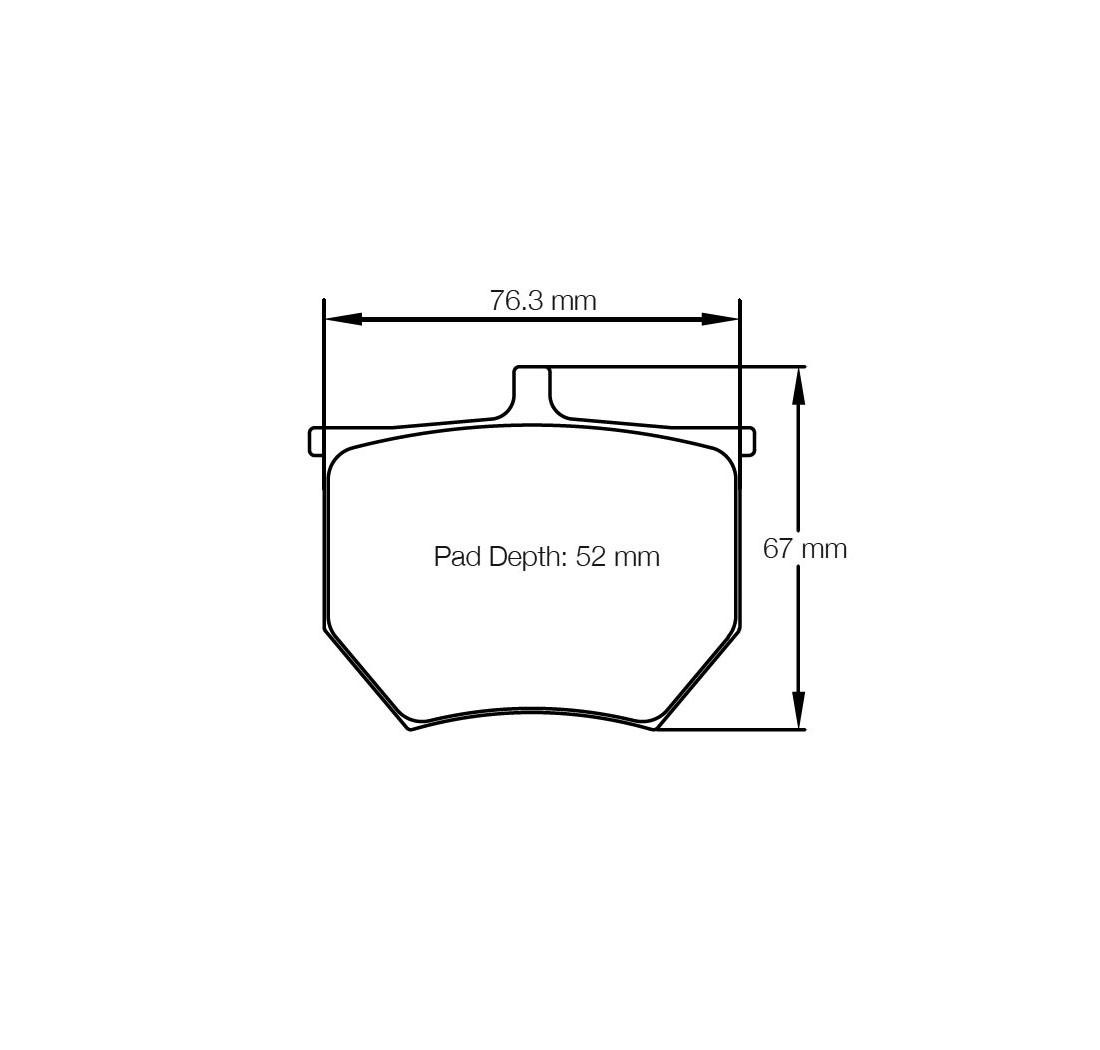 Brake Pads PAGID FRP202 Model