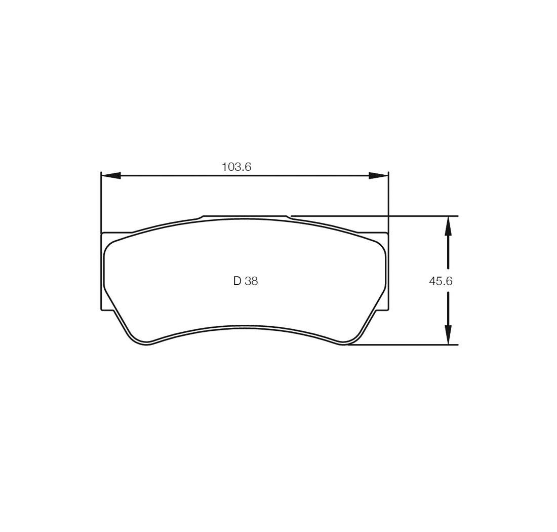 Pastillas de freno PAGID Modelo FRP3103