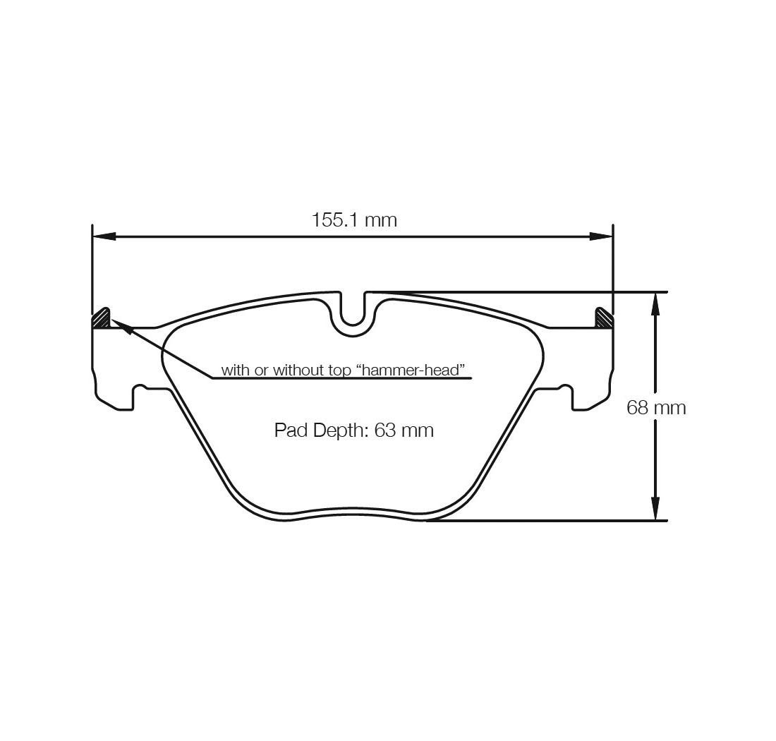 Brake Pads PAGID FCP4191 Model