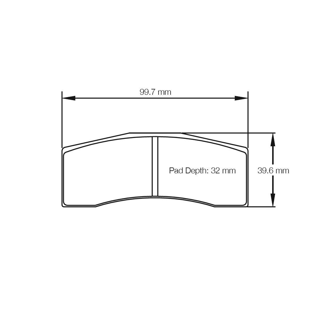 Brake Pads PAGID FRP3102 Model