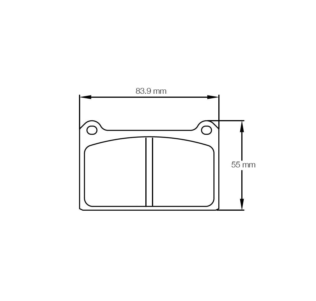 Plaquettes de frein PAGID Modèle E8068