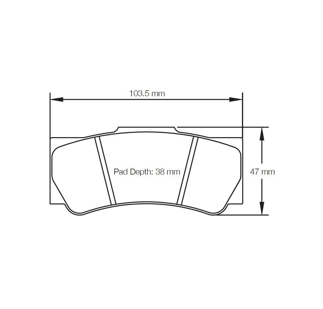 Brake Pads PAGID FRP3117 Model