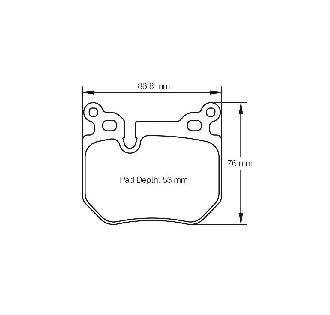 Brake Pads PAGID FCP4217 Model