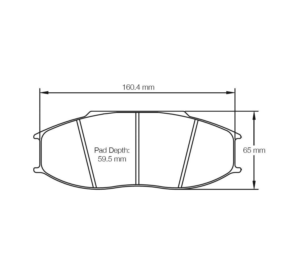 4 brake pads set - PAGID