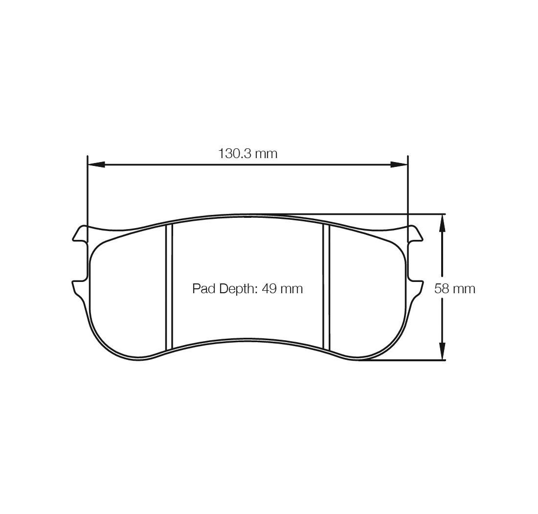 4 brake pads set - PAGID