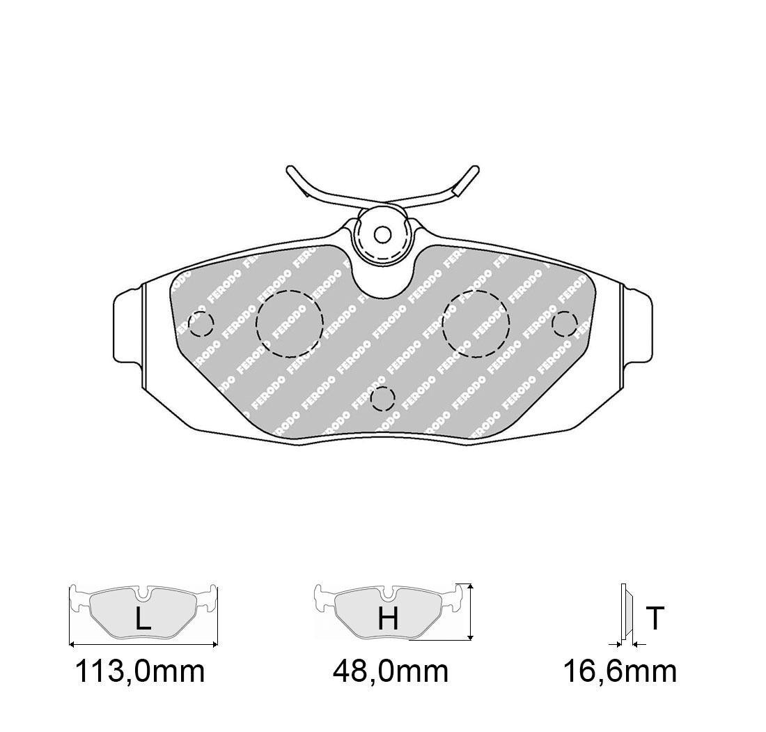 Brake Pads PAGID FRP3130 Model