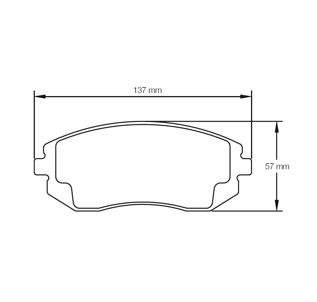 Pastiglie Freno PAGID Modello FCP1639