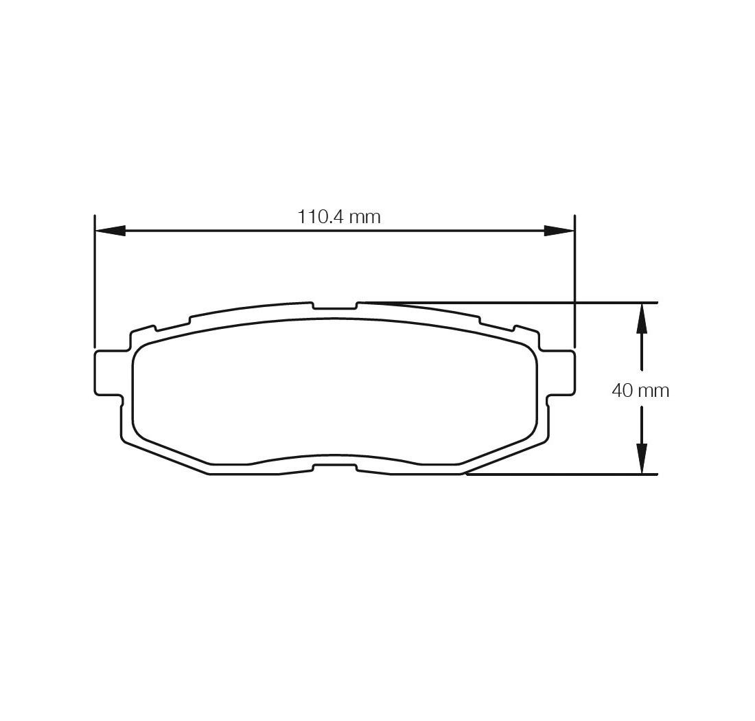 Plaquettes de frein PAGID Modèle FCP4187