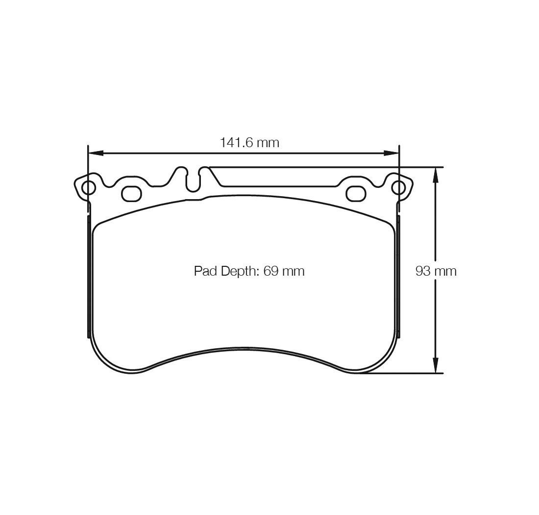 Pastiglie Freno PAGID Modello FCP4806