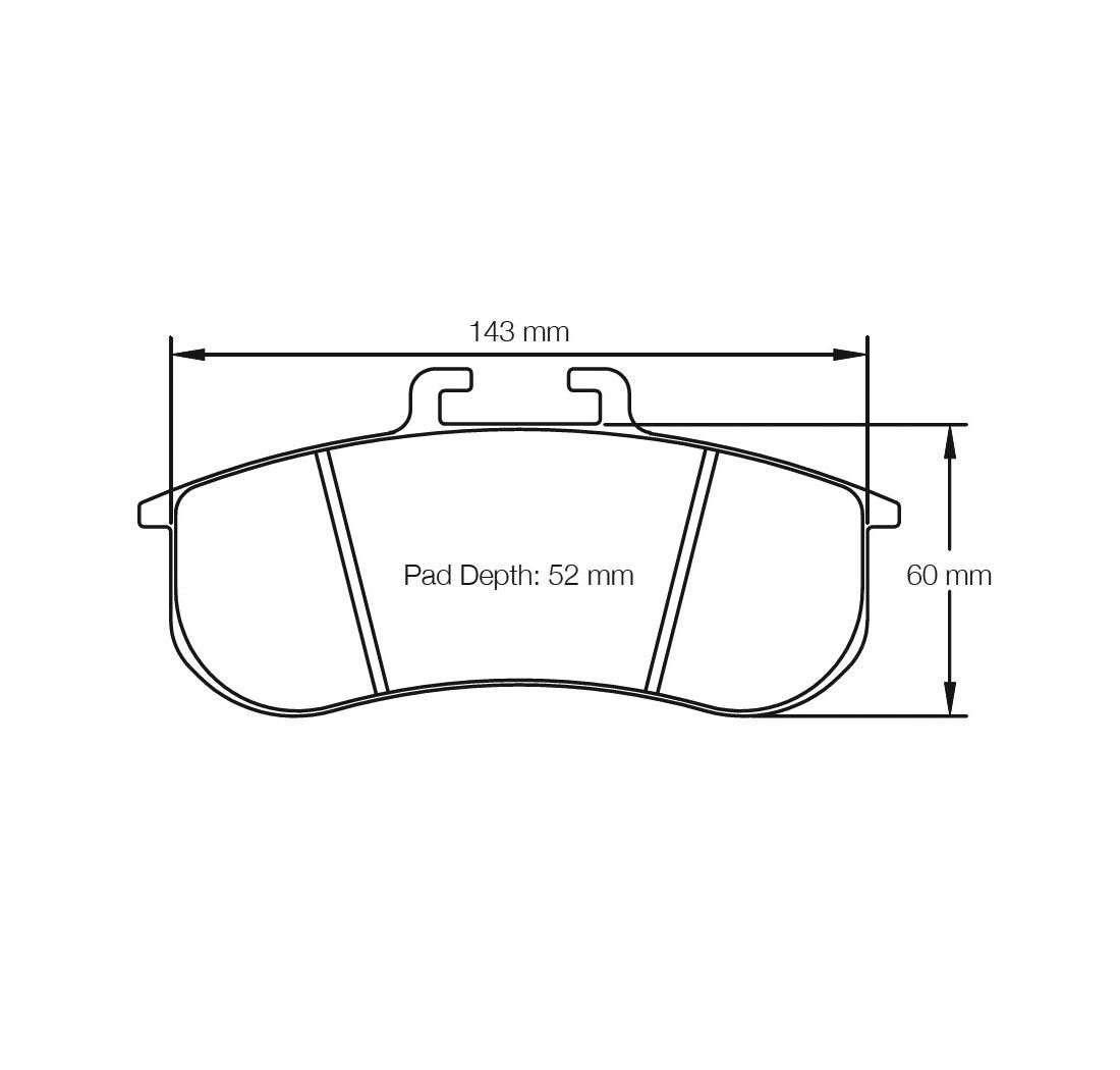 4 brake pads set - PAGID