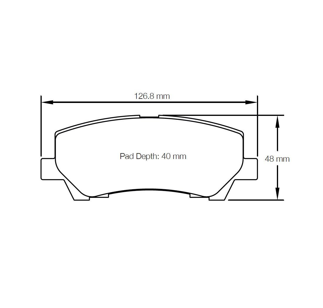 Plaquettes de frein PAGID Modèle E8204