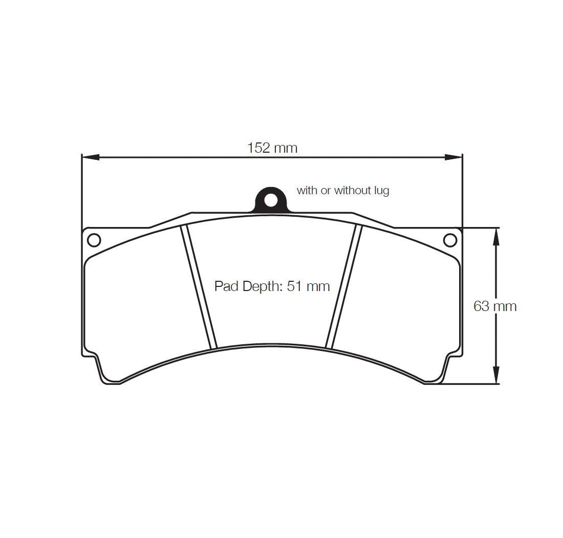 4 brake pads set - PAGID