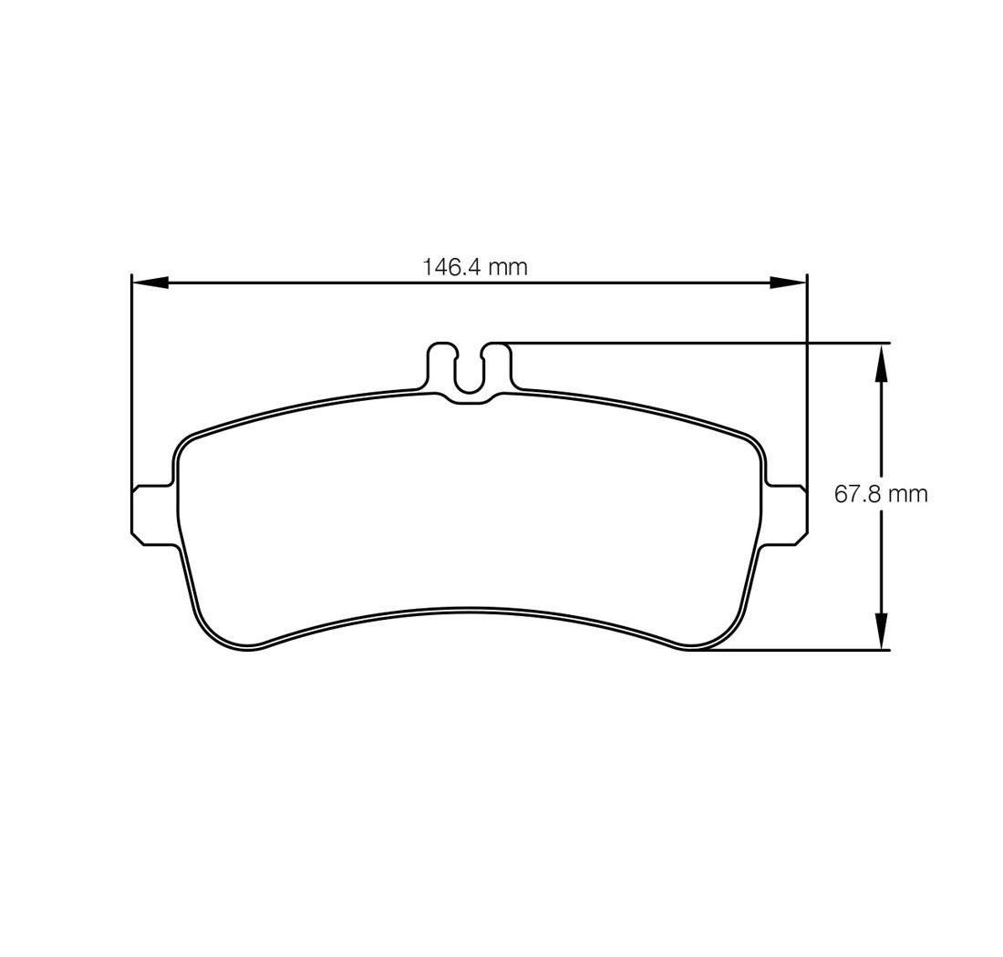 Plaquettes de frein PAGID Modèle E8246