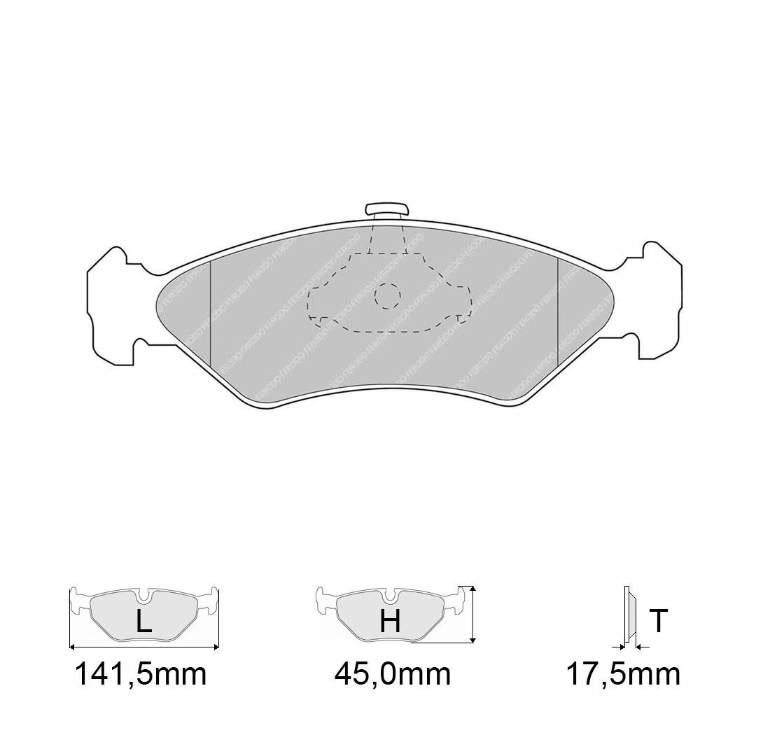 FERODO brake pads set