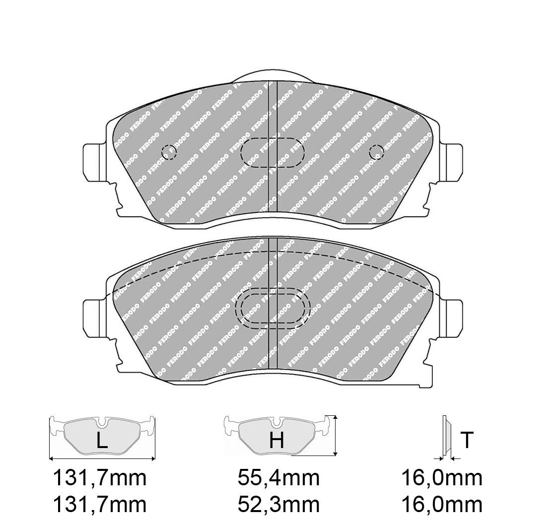 FERODO brake pads set