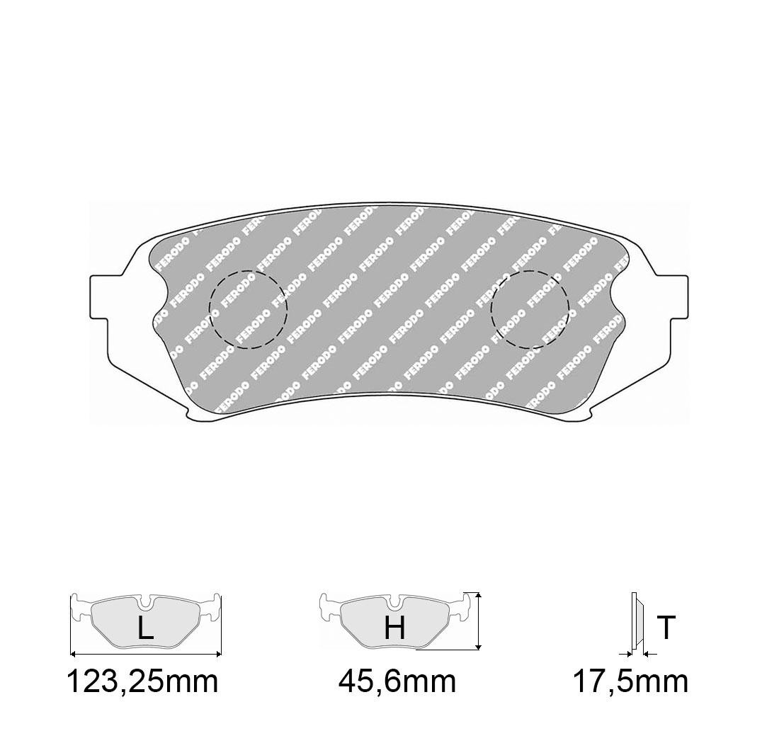 Conjunto de pastillas de freno, FERODO