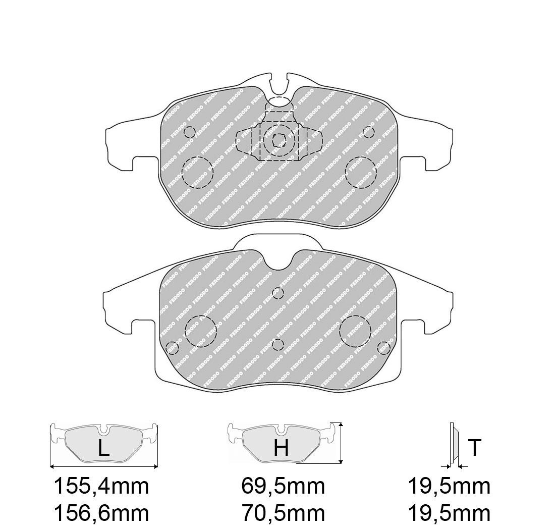 FERODO brake pads set