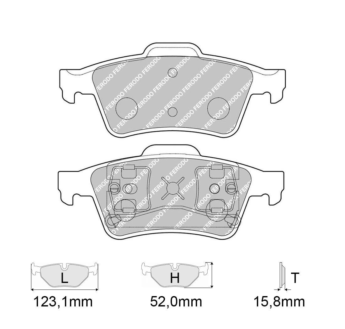 FERODO brake pads set