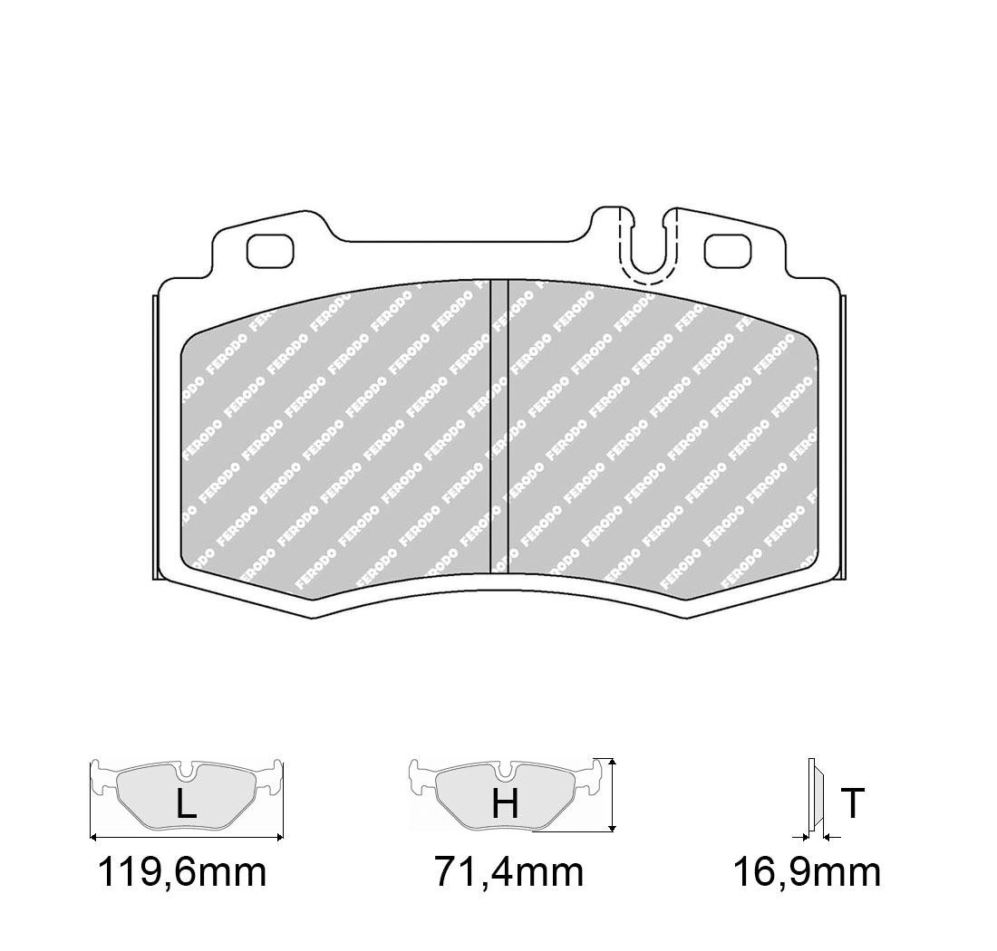 FERODO brake pads set