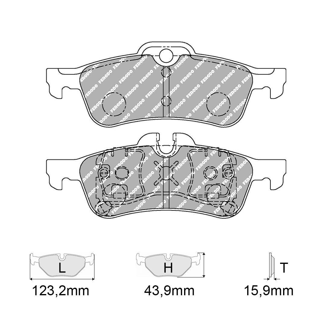 FERODO brake pads set