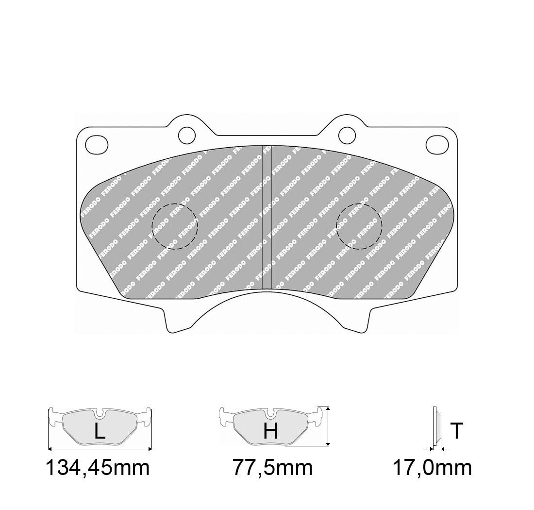 FERODO brake pads set