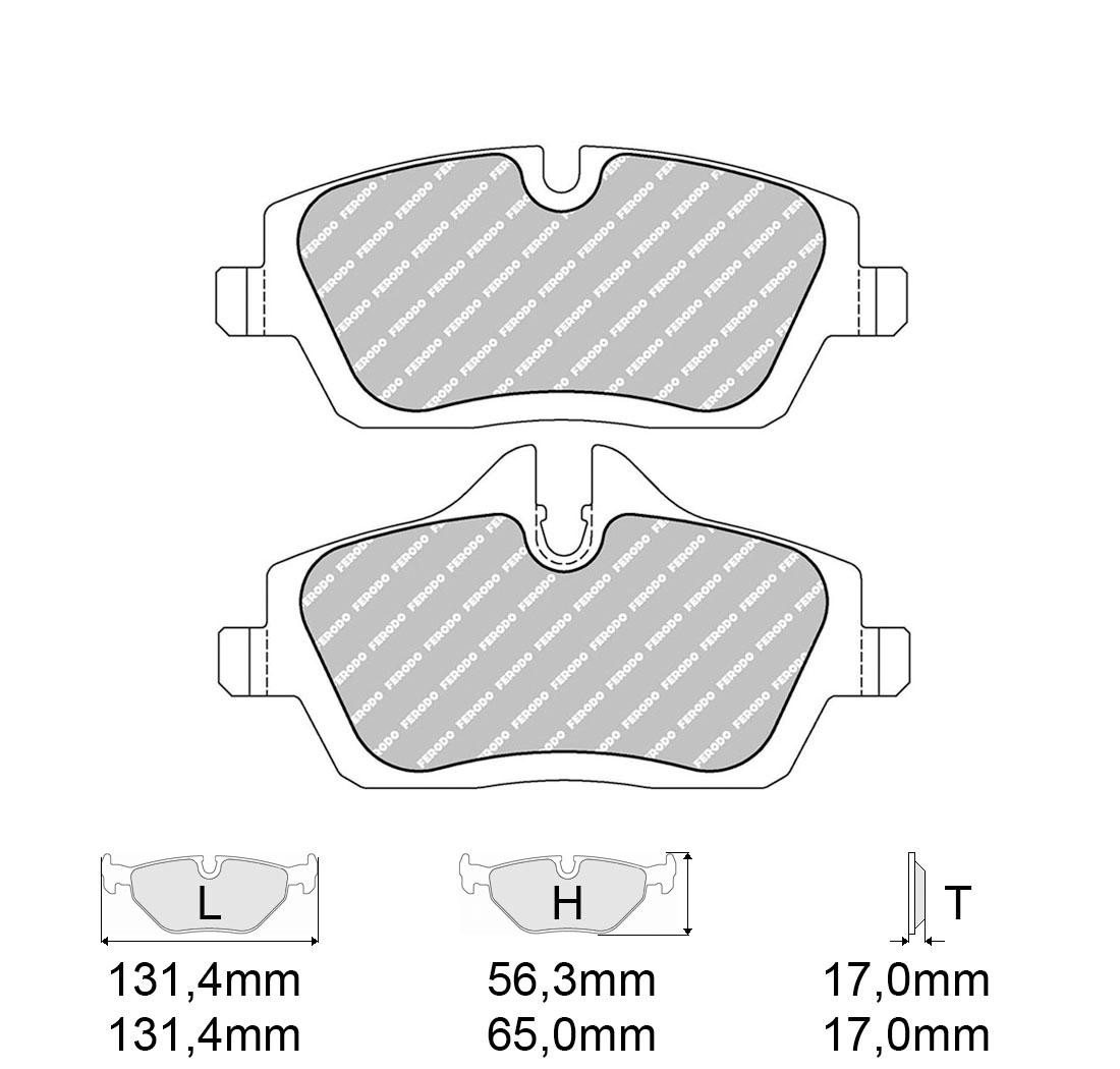 Brake Pads FERODO FCP1747 Model