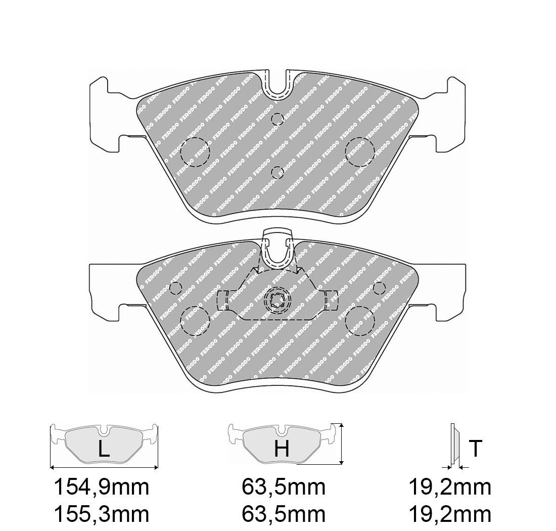 Brake Pads FERODO FCP1773 Model