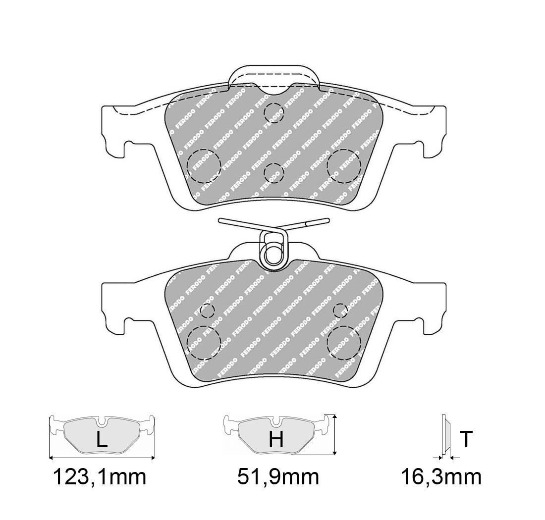 FERODO brake pads set