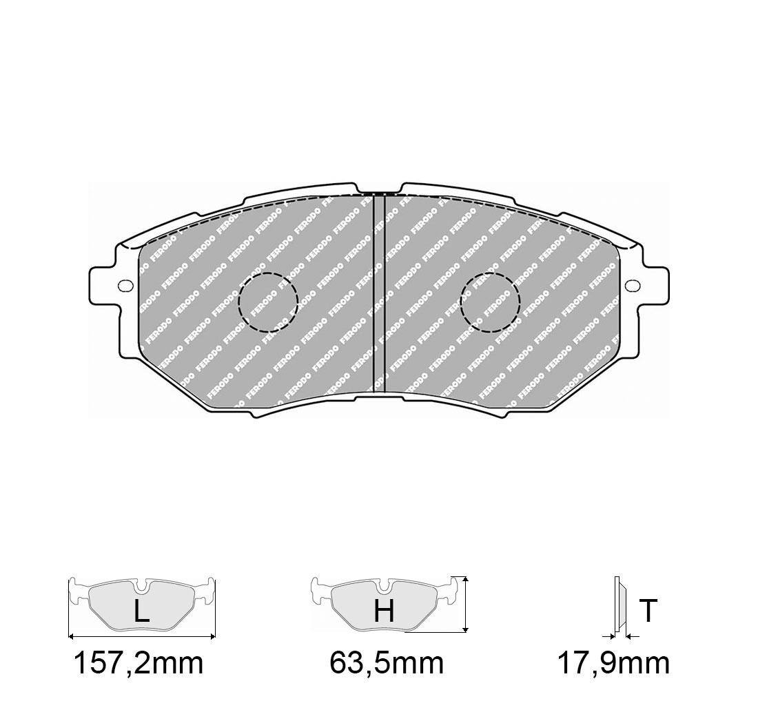 FERODO brake pads set