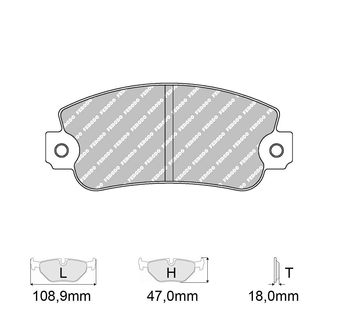 Brake Pads FERODO FCP351 Model