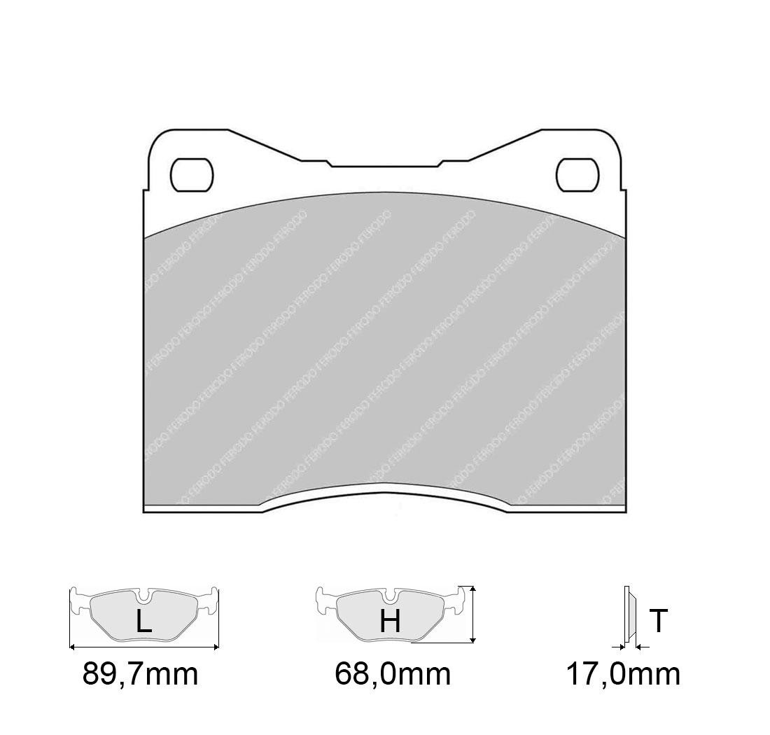 Brake Pads FERODO FCP399 Model