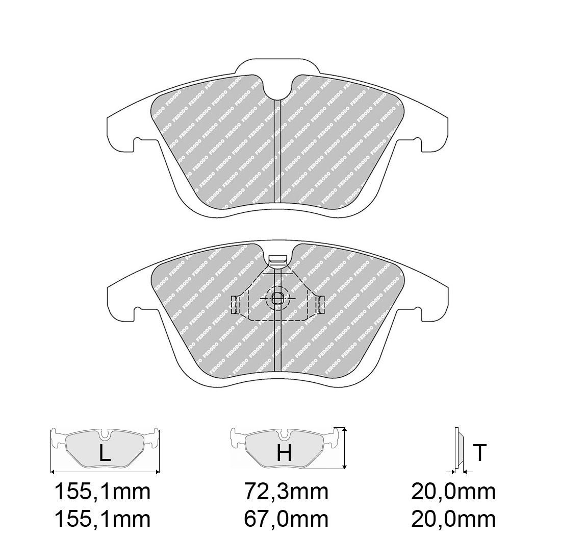 FERODO brake pads set